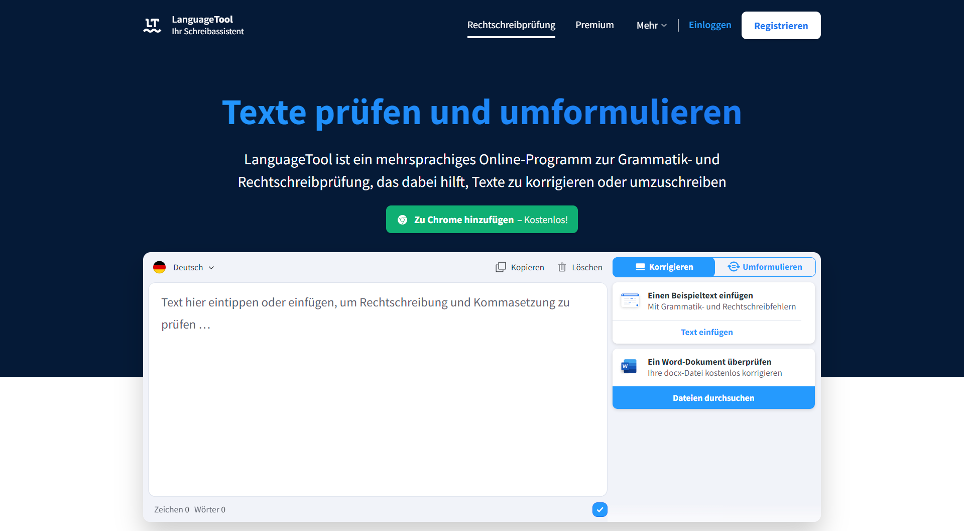 LanguageTool Rechtschreibpr fung Mit KI OSKAR TOOLS
