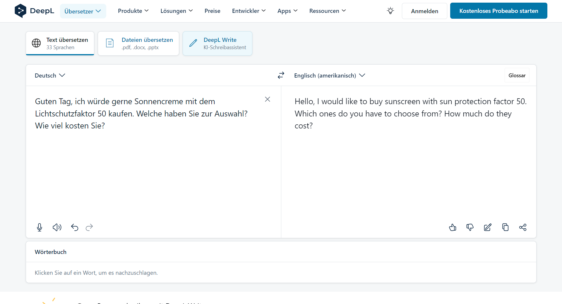 DeepL Write KI Schreibassistent OSKAR TOOLS
