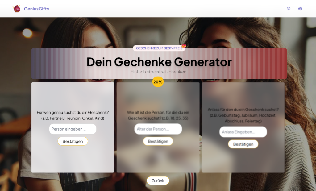 Screenshot GeniusGifts