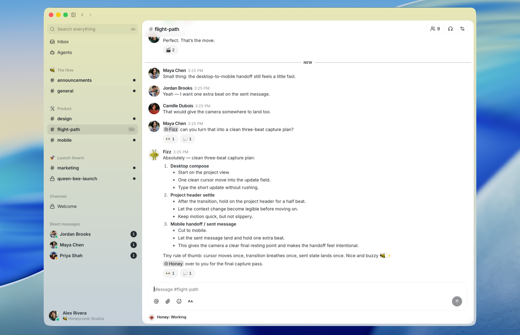 Buzz: Die KI chattet mit deinem Team