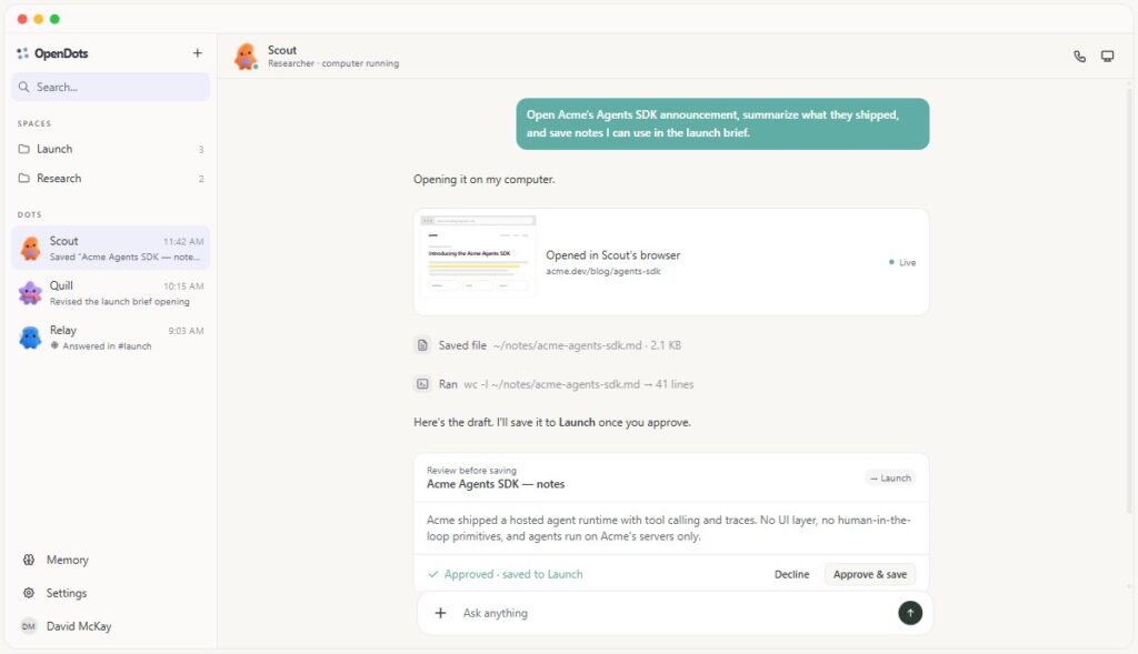 Screenshot OpenDots